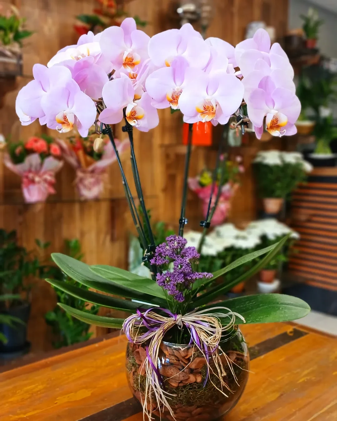 Orquídea preparada pela Flor&Cia